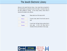 Tablet Screenshot of jewish-e-library.net